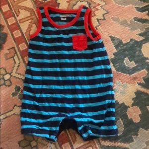 Baby Gap Navy & Aqua Stripe Jumper